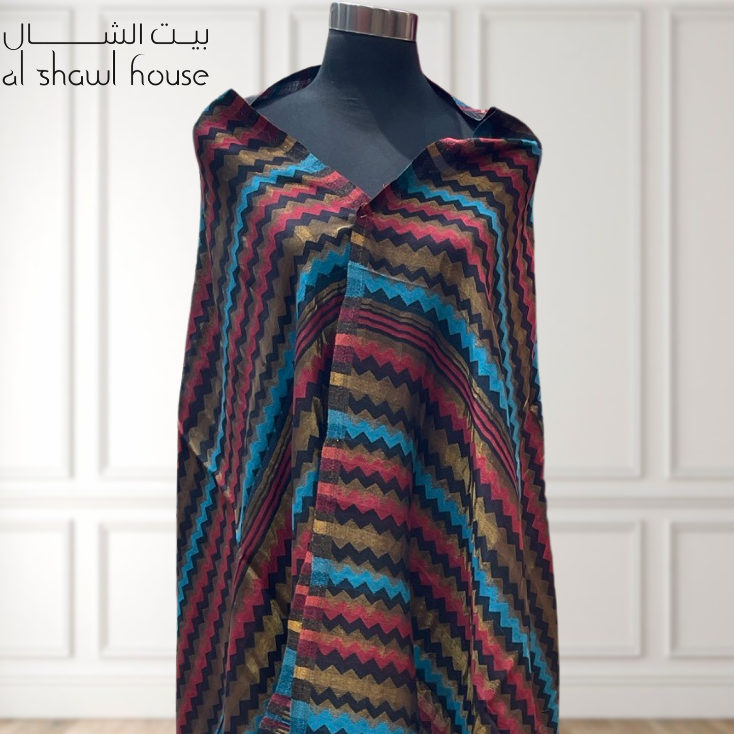 Fine wool woman shawl