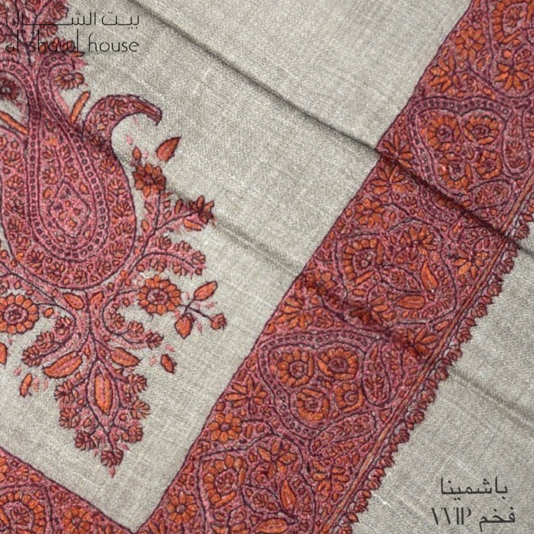 Luxurious VVIP pashmina, MEDIUM NAQSHA