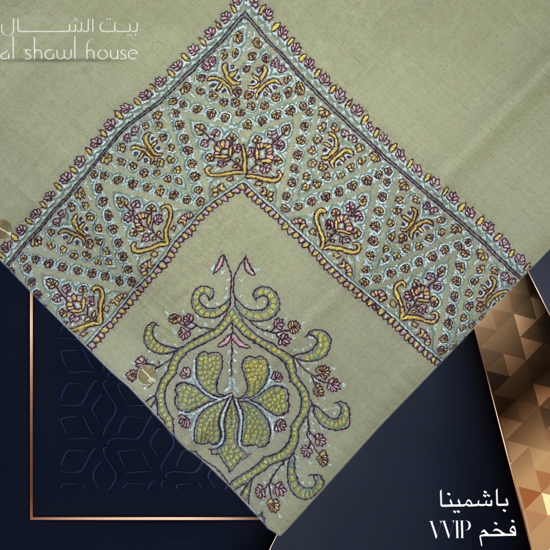 Luxurious VVIP pashmina, MEDIUM NAQSHA