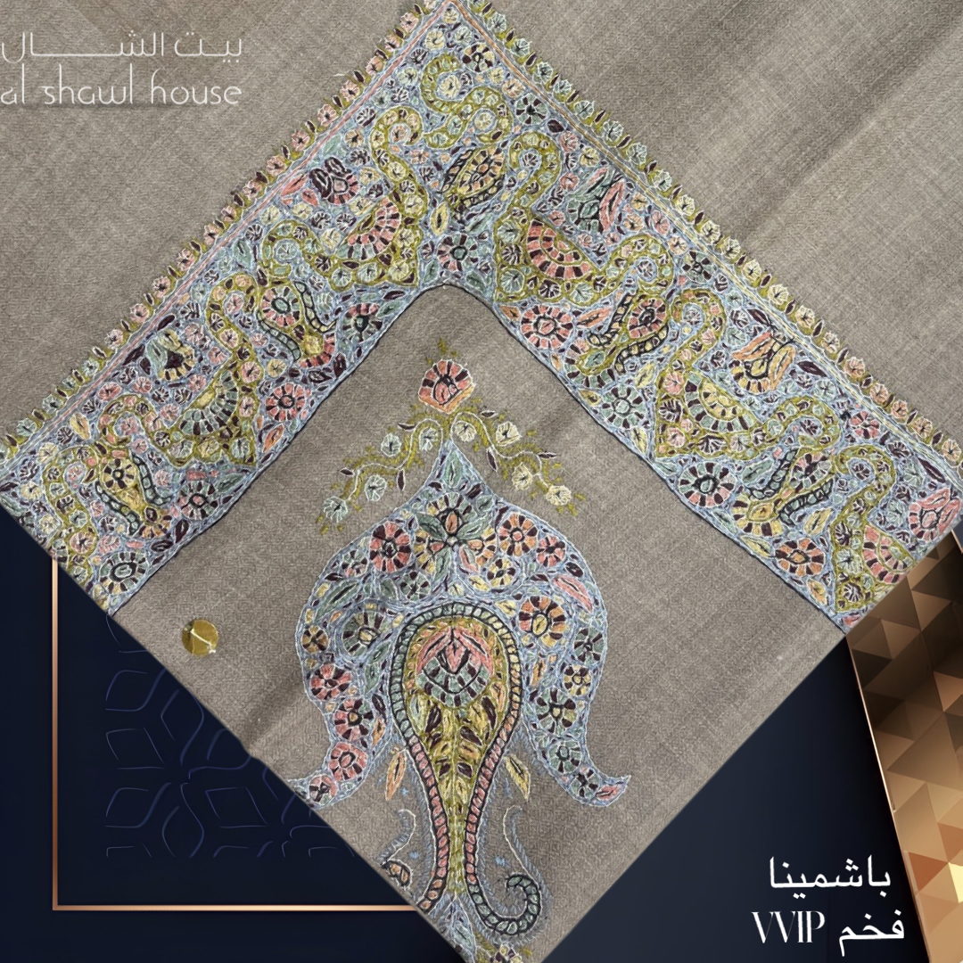 Luxurious VVIP pashmina, MEDIUM NAQSHA