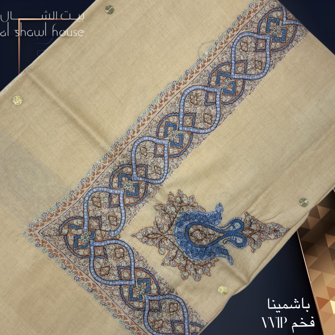 Luxurious VVIP pashmina, MEDIUM NAQSHA